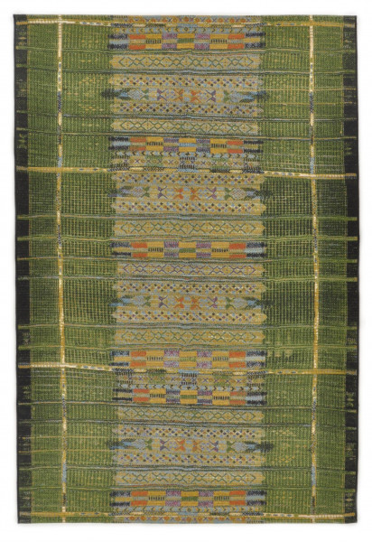 Teppich AURORA in grün aus Mischgewebe