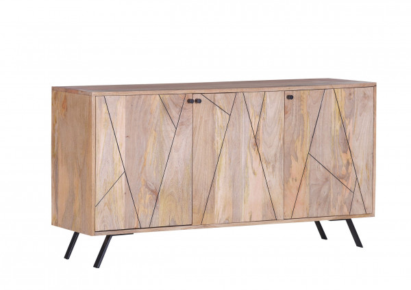 Sideboard LASER in braun aus Holz