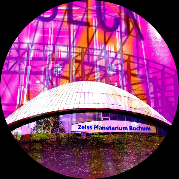 Glasbild BOCHUM in bunt aus Glas