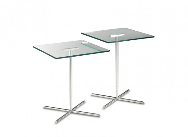 Beistelltisch 8502 EK-045 in silberfarben aus Metall