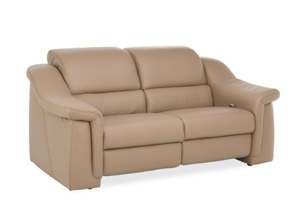 Sofa 2 Sitzer himolla FÜRTH 1 in braun aus Leder