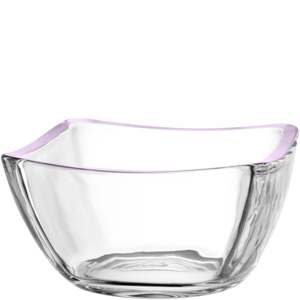 Schale PIAZZA in lila aus Glas