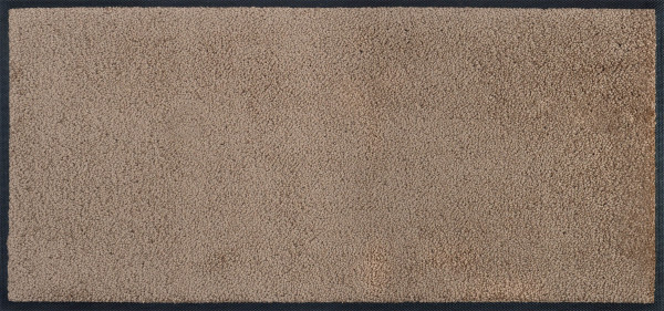 Fußmatte Taupe in taupe aus Polyamid