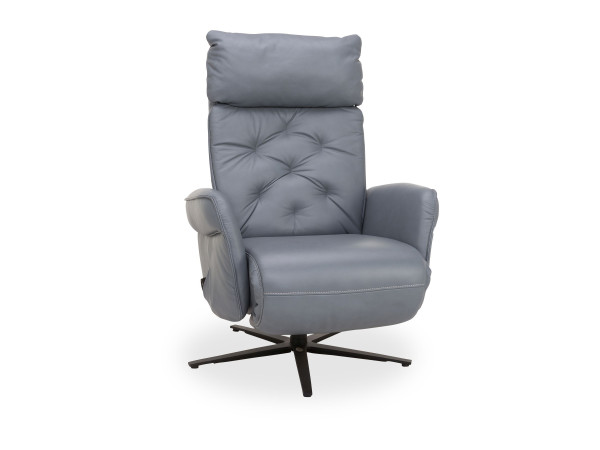 Relaxsessel himolla SALZPLATTE in aqua aus Leder
