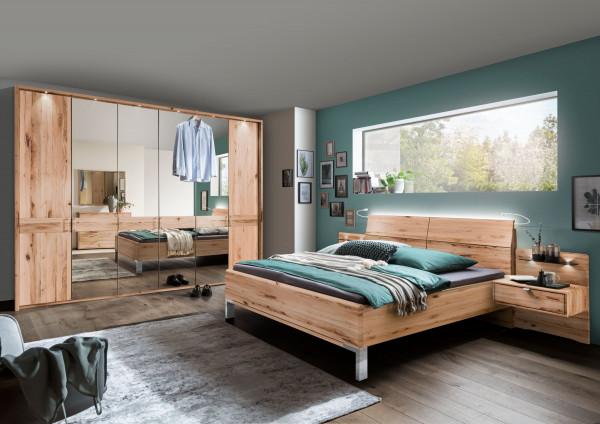 Schlafzimmer MONDO AREZZO in Buche aus Teilmassiv