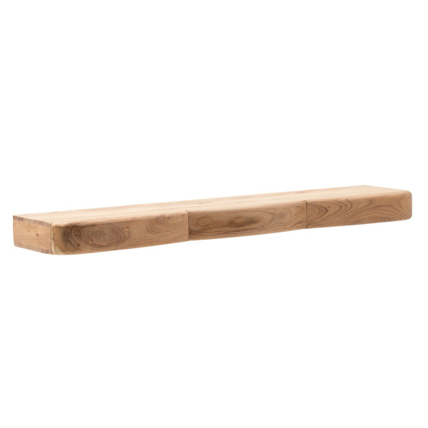 Wandregal in braun aus Holz