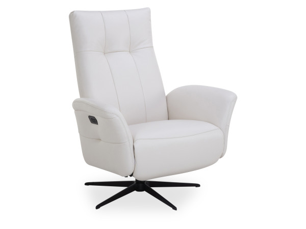 Relaxsessel SANSIBAR EGEDAL in white aus Leder