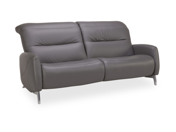 Sofa 3 Sitzer MONDO RECREO in Schiefer aus Leder