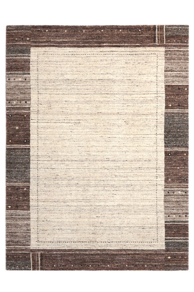Teppich RAVELLO in terracotta aus Schurwolle