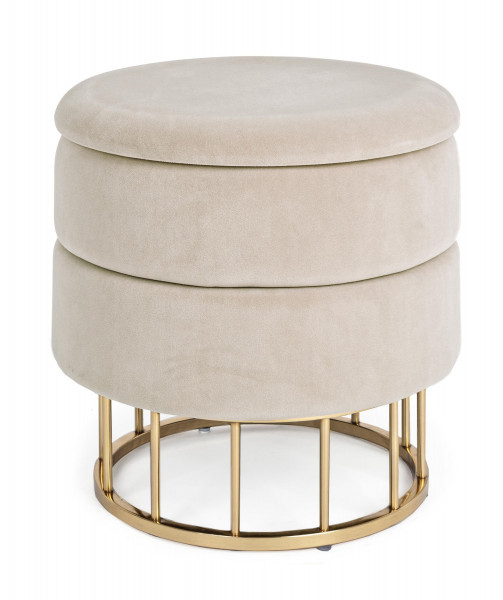 Hocker PAVLINA in beige