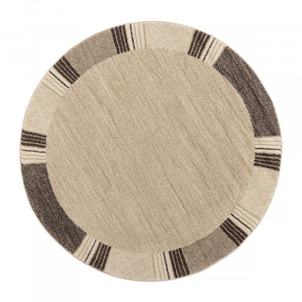 Teppich FRISCO in braun/weiß aus Polypropylen