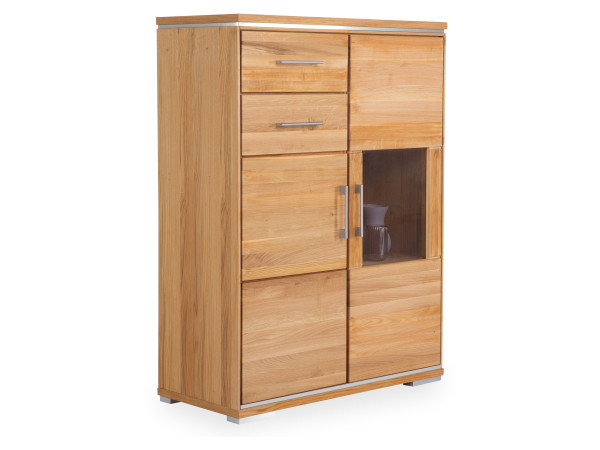 Highboard HARPER NARBONNE in Wildeiche aus Teilmassiv