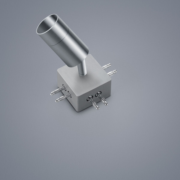 Strahler T-Verbinder VIGO LED in Nickel aus Aluminium
