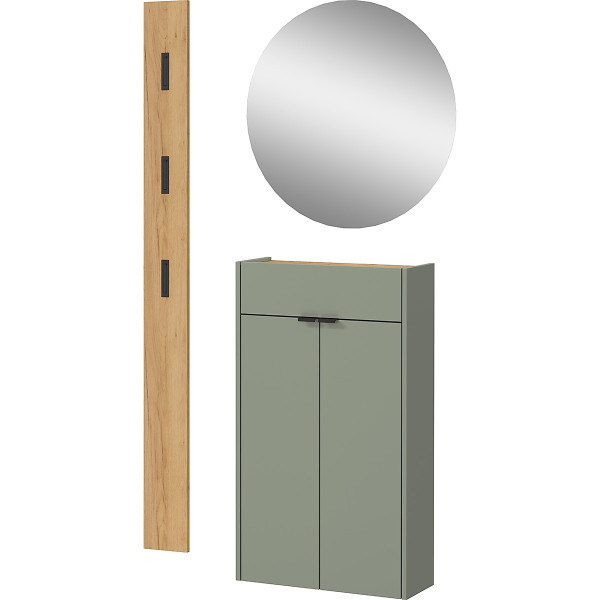 Garderobe AMECA in mehrfarbig aus Holz