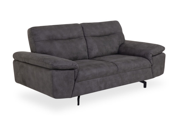 Sofa 2 Sitzer HARPER MEDFORD in 6051 grau aus Stoff
