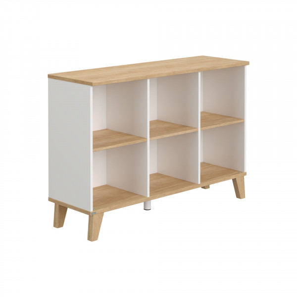 Sideboard PAIDI OSCAR in kreideweiß aus Dekor