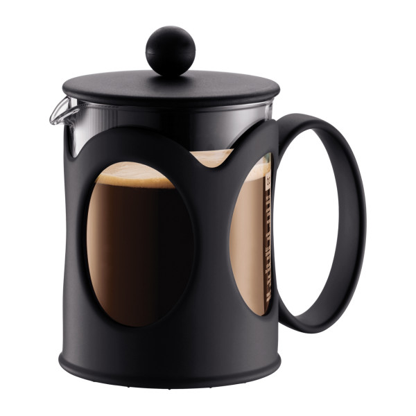 Kaffeebereiter bodum KENYA in schwarz aus Glas