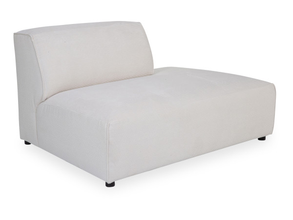 Sofaelement SANSIBAR MJOLDEN in weiß aus Stoff