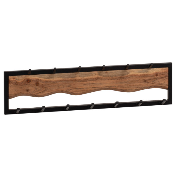 Wandgarderobe in braun aus Holz