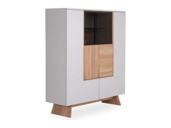 Highboard VOGLAUER VLACERA in Eiche aus Teilmassiv