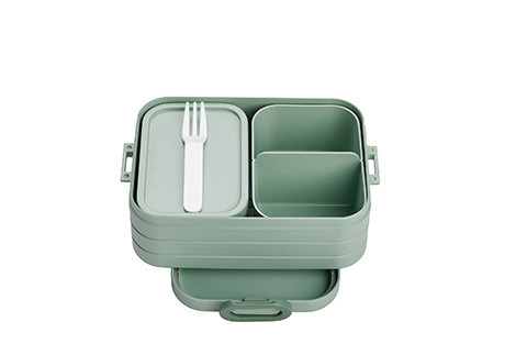 Lunchbox TAKE A BREAK in lindgrün aus Kunststoff