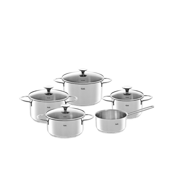 Kochtopf-Set Fissler COPENHAGEN in silberfarben aus Edelstahl
