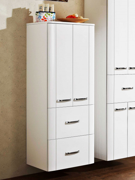 Midischrank Aquarell 3006 in weiß aus Lack