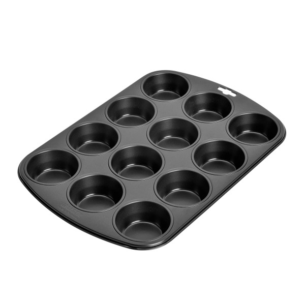 Muffinform KAISER in schwarz aus Metall