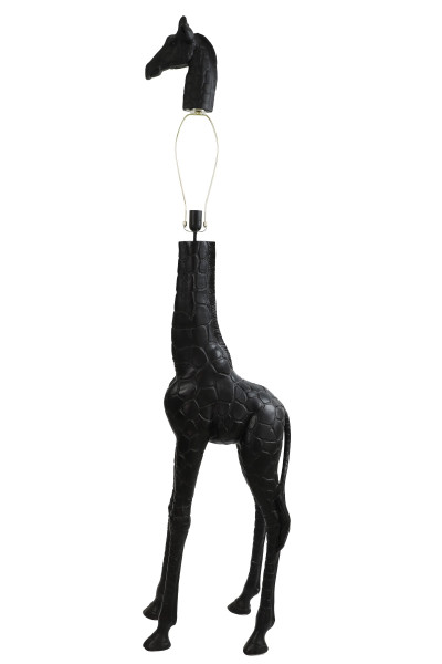 Stehleuchte GIRAFFE in schwarz aus Kunststoff