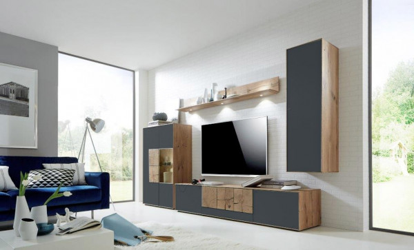 Wohnwand hartmann HEAVEN in Eiche aus Massivholz
