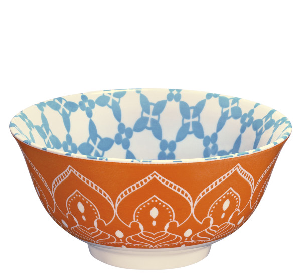 Bowl cilio AMICI in bunt aus Porzellan
