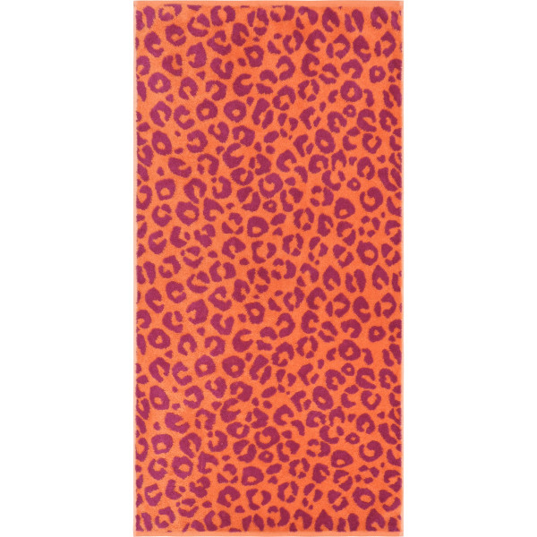 Handtuch TWO-TONE LEO in pink aus Baumwolle