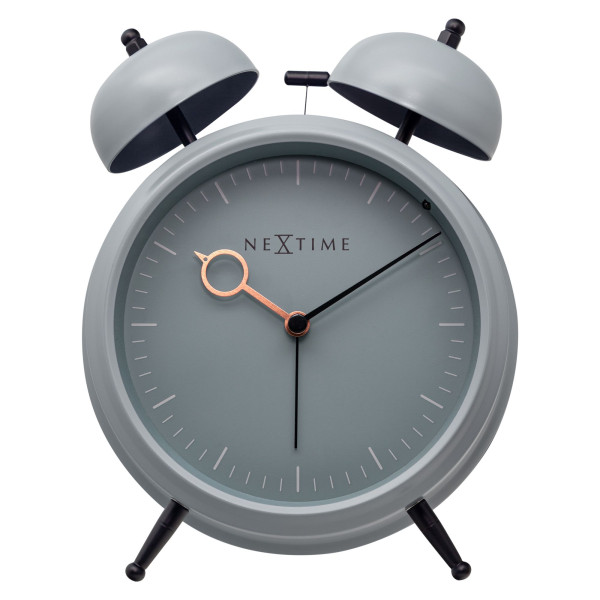 Wecker NEXTIME in grau aus Metall