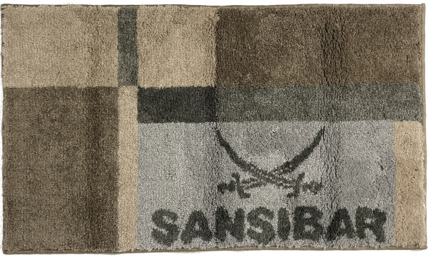 Badematte SANSIBAR in taupe aus Polyacryl