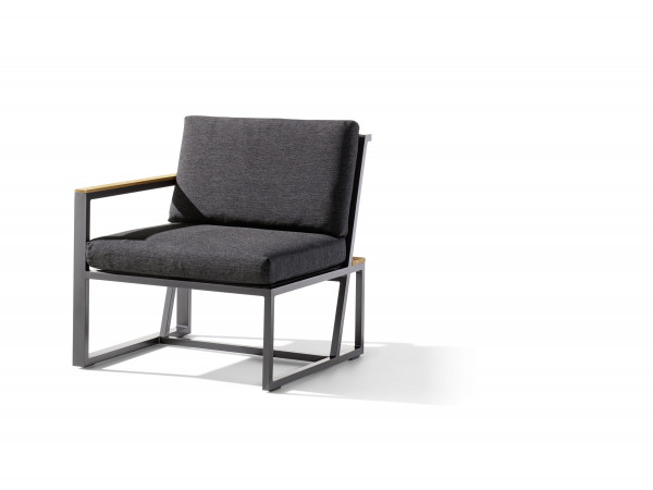 Loungeendmodul sieger EXCLUSIV PASSION links Havanna in grau