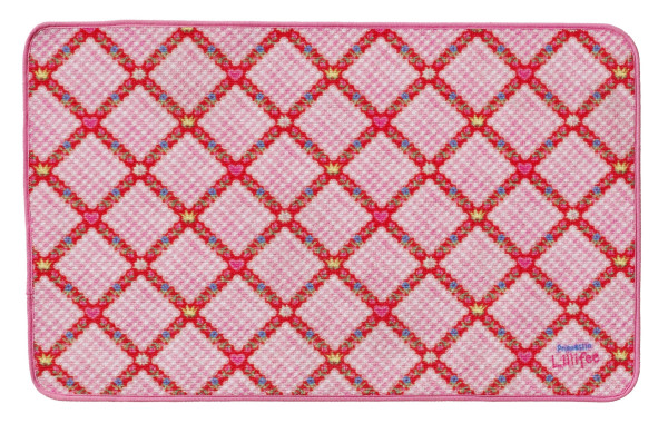 Teppich PRINZESSIN LILLIFEE in rosa aus Polyester