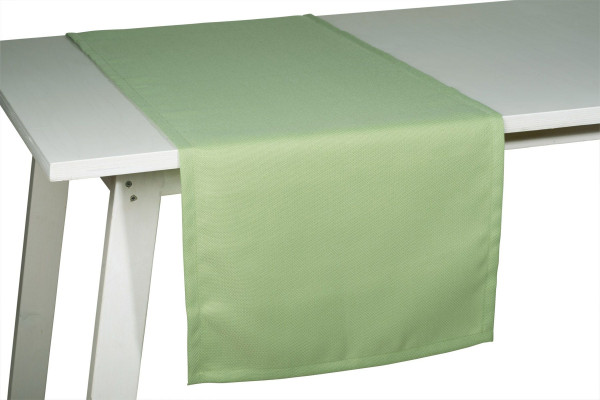 Tischläufer PANAMA in grün aus Polyester