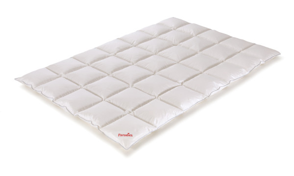 Ganzjahresbett GALIA 90 in weiß aus Daune/Feder