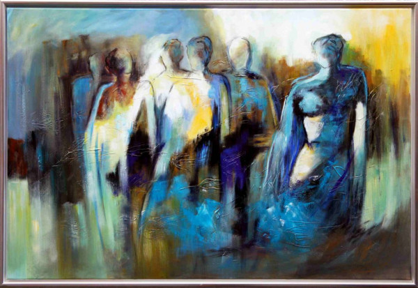 Bild COLOURED PERSONS in bunt aus Holz