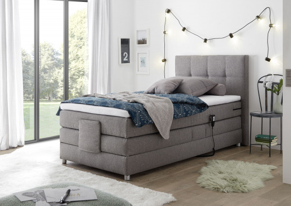 Boxspringbett HARPER BORBA aus Stoff