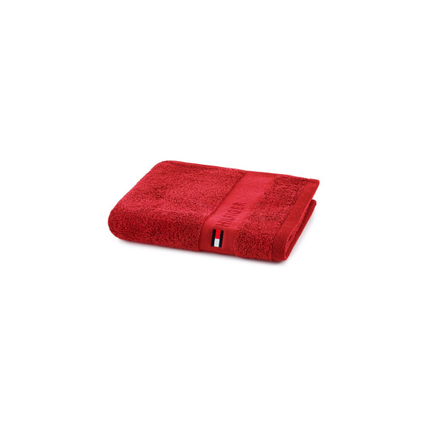 Gästetuch TOMMY HILFIGER LEGEND in rot aus Baumwolle