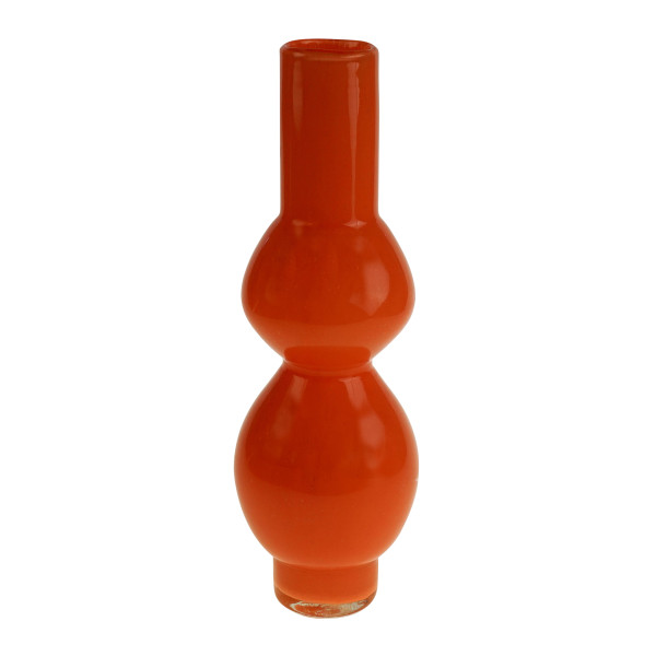 Vase SUMMER in orange aus Glas