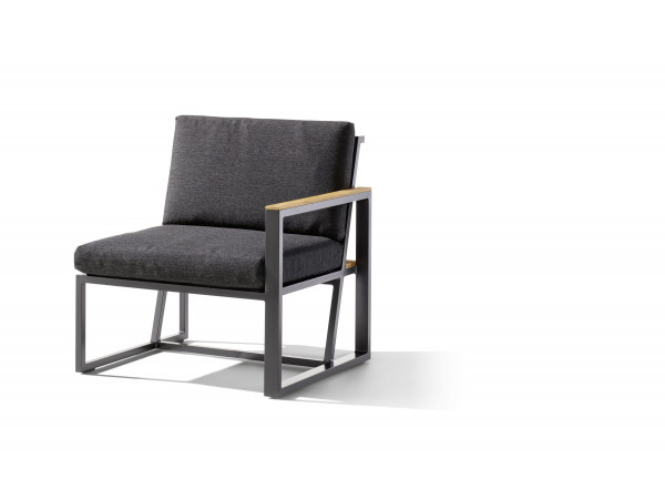 Loungeelement sieger EXCLUSIV PASSION rechts Havanna in grau