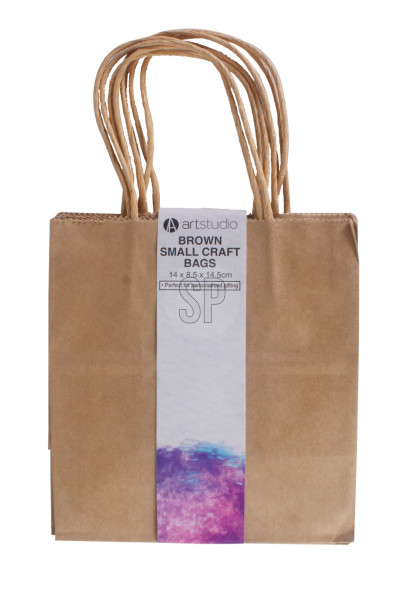 Geschenktaschen-Set BASIC in natur aus Papier