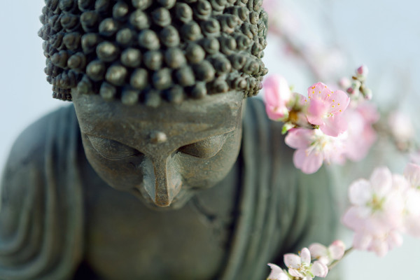 Akustikbild BUDDHA aus Materialmix
