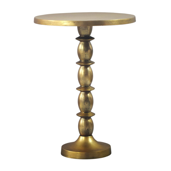 Beistelltisch in goldfarben aus Metall
