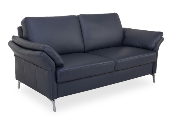 Sofa Elastoform 2,5 Sitzer CELIA in navy aus Leder