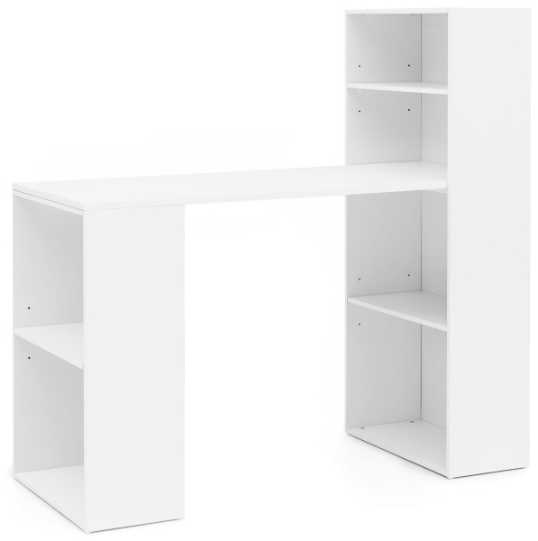 Schreibtisch in weiß aus Holz