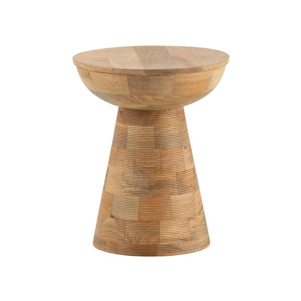 Beistelltisch in braun aus Holz