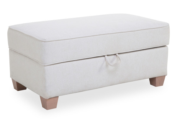 Hocker SANSIBAR SANDE in beige aus Stoff